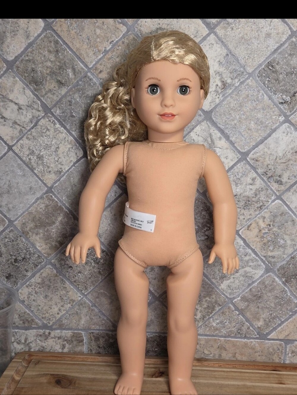 American Girl 115 Nude  Blonde-Haired Kids Fashion Doll with Soft Body - Blonde
